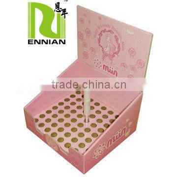 Perfume counter display/lipstick retail disply/nail polish sales purchase display stand