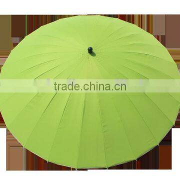 Top Quality 24 Rib Firm Solid Windproof Anti-UV Large Outdoor Umbrella Manual Big Parasol photo-3