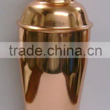 Copper Plated Cocktail Shaker