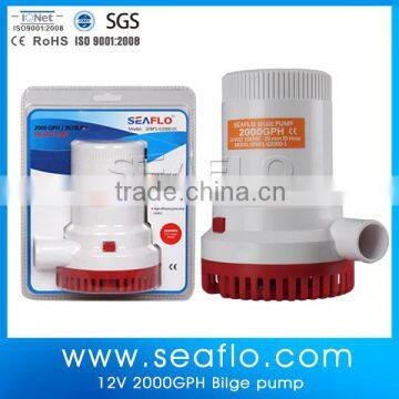 Solar Powered Submersible Water Pump 2000GPH Submersible Pump Manufacturer