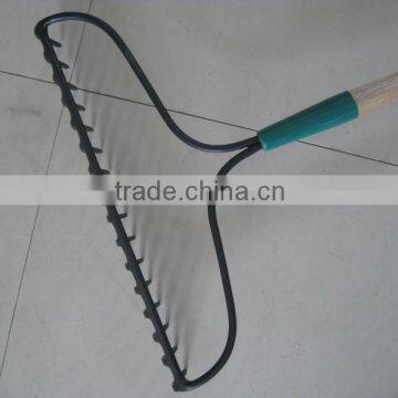 tangshan produce steel bow rake with handle