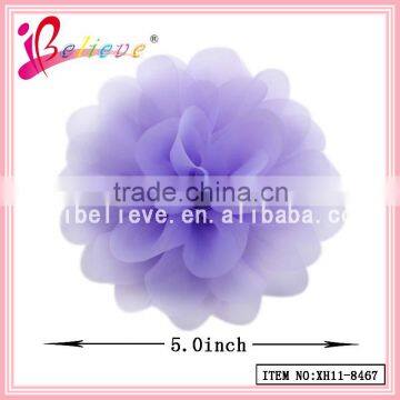 High quality no fade no deformation wholesale fancy flower clip boutique hair accessories (XH11-8467)