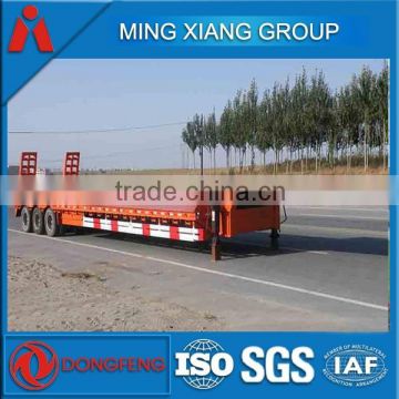 China 2015 new type lowbed semitrailer lowboy semitrailer for machine transporation