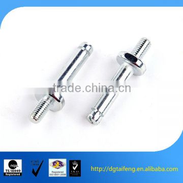 galvanized carbon steel slotted head bolt with hex washer