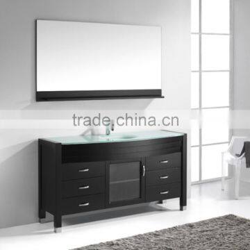 Black Modern Wooden Design Vanity X074