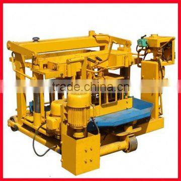 QT40-3a Egg Layer Moving Concrete litter block maker machine inusa