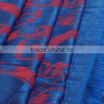 High quality fashionable Chinese silk imitation long scarf shawl hijab scarf silk scarf