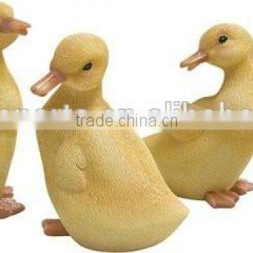 Ducklings Baby Duck Set of 4 Primitive Country Realistic Resin Duck Figures Spring Easter Everyday Decor
