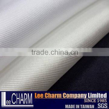 Ivory Twill Satin Mikado Fabric