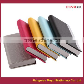 Warehouse Leather Stainless Steel Business Card Holder