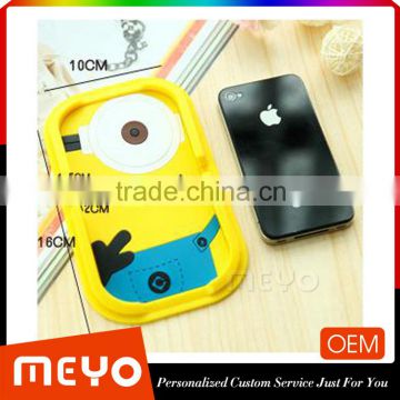 Cute retractale silicone cell phone stand and holder with customized logo