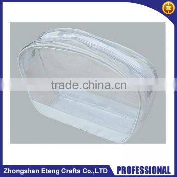 Custom-Size clear vinyl pvc zipper bags for promotion