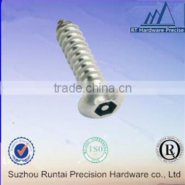 China high precision stainless steel A2 anti-theft screw