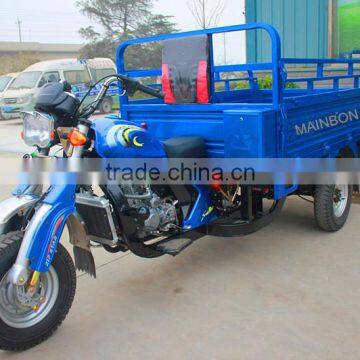 200cc water cooling 4 stroke cabin cargo three wheel dumper motorized cargo tricycle 3 wheeler cargo tricycle