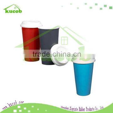 hot sell reusable silicone cup cover