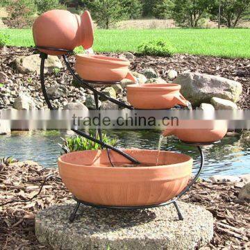 ceramic garden cascade small waterfall fountain