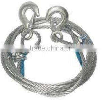 Car Breakdown Use Quality Steel Wire Tow Rope photo-2