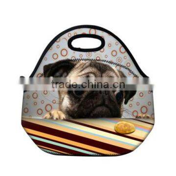 Cute Pug Insulated Neoprene Tote Lunch Bag / Cooler Bag                        
                                                Quality Choice