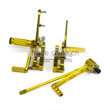 ARS-K6 Customized CNC Aluminium Racing Footrest Peg Motorcycle for Suzuki GSXR 600/750 06-09 photo-3