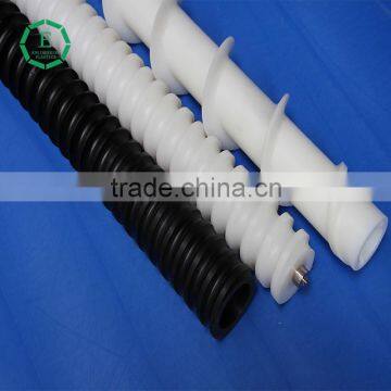 Good Anti-corrosion Resistance Plastic Machine Spiral Plastic Uhmw-pe Transporting Screw photo-3