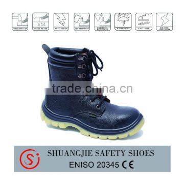 CE Sertificate Approved Genuine Lether Firefighter Boots