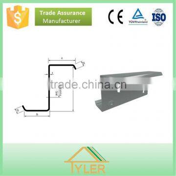 Galvanized z channel steel/Cold bend z steel purlin