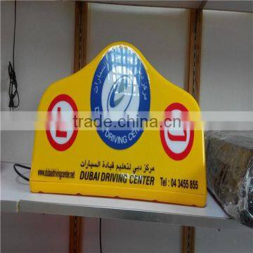 China Supplier Blister Plastic Taxi Top Advertising Light Box photo-2