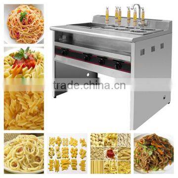 Commercial Catering Equipment Gas Pasta Cooker With 6 Cooking Baskets (LPG or NG gas)