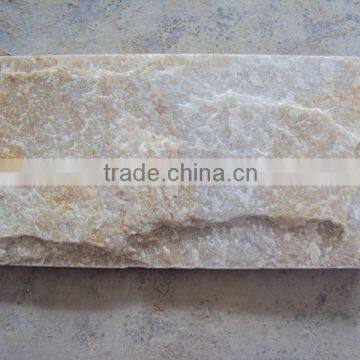 China Natural Yellow Quartz & Slate with Factory Price