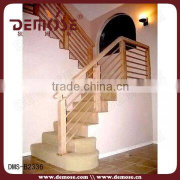 hardwood stairs staircase handrail design oak tread solid stair