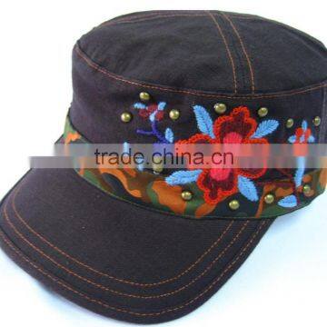 ladies winter military hat cap