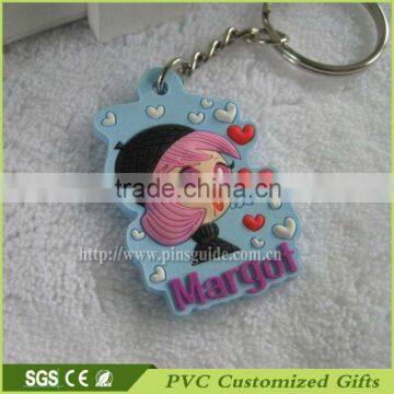 Wholesale Soft PVC Rubber Keyring