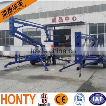 Professional design 200kg Diesel Engine/Battery Type Folding Arm compact boom lift