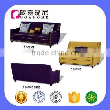 S15927 New Design Middle East Style 1+2+3 Fabric Sofa sets