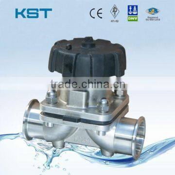 SS304 SS316 Sanitary Diaphragm Valve Clamped/Welded/Welding End