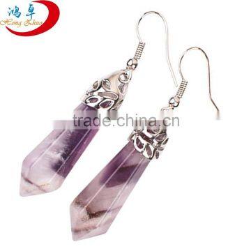 Excellent quality top sell crystal double earring
