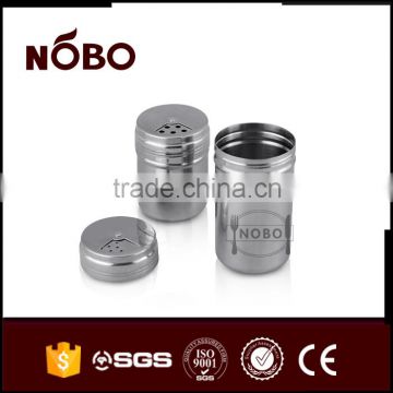 big stainless steel pepper shaker with hole