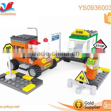 2016 hot selling decorative brick toy creative blocks plastic building blocks