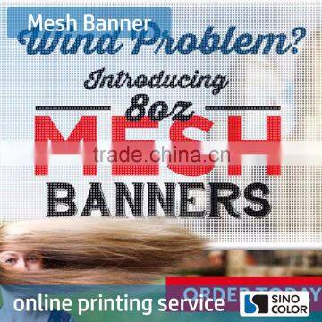 Long Life Weather Resistant waterproof Construction Wraps Mesh Banner