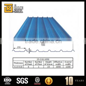 chinese cheap corrugated color roofing board with SGS certificate