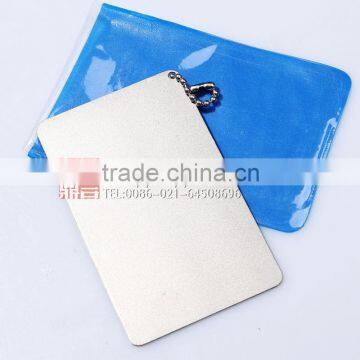 Electroplated Diamond Credit Card sharpening stone packed with PVC bag