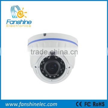 2.8-12mm Manual Zoom Lens POE Small IP Dome Camera With IR-CUT