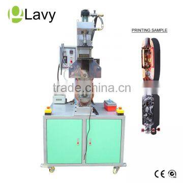 colorful patterns plane shaped skateboard printing machine