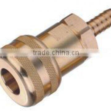 USA Industrial milton type air coupling, hose barb coupler 1/2'' body