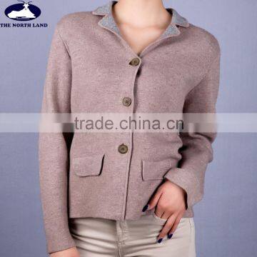 Ladies' Suit Collar Cardigan CWSW15101108L