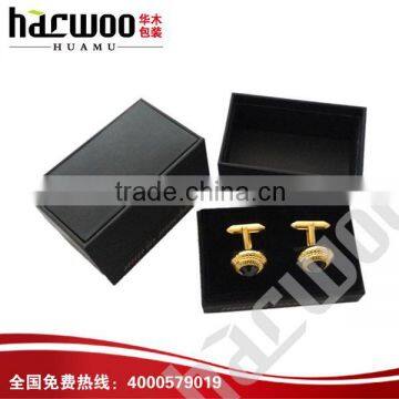 Black cardboard cufflink box