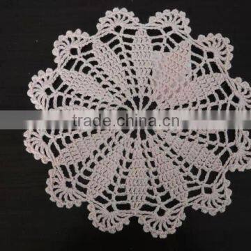 Pure color embroidered weaved placemat,