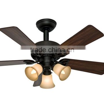 New Bronze Hunterr Beacon Hill 42-Inch Ceiling Fan with Five Walnut/Cherry Blades and Light Kit                        
                                                Quality Choice