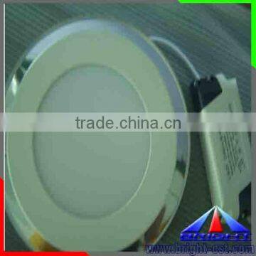 2015 Epistar white and blue 10w round led panel light
