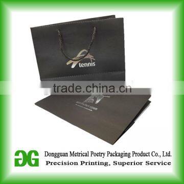 2016 Luxury black raw materials of paper bag wholesale in Dongguan China